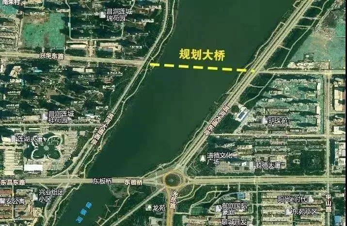 總投資約2.43億元！聊城興華路徒駭河橋進入初步設計階段